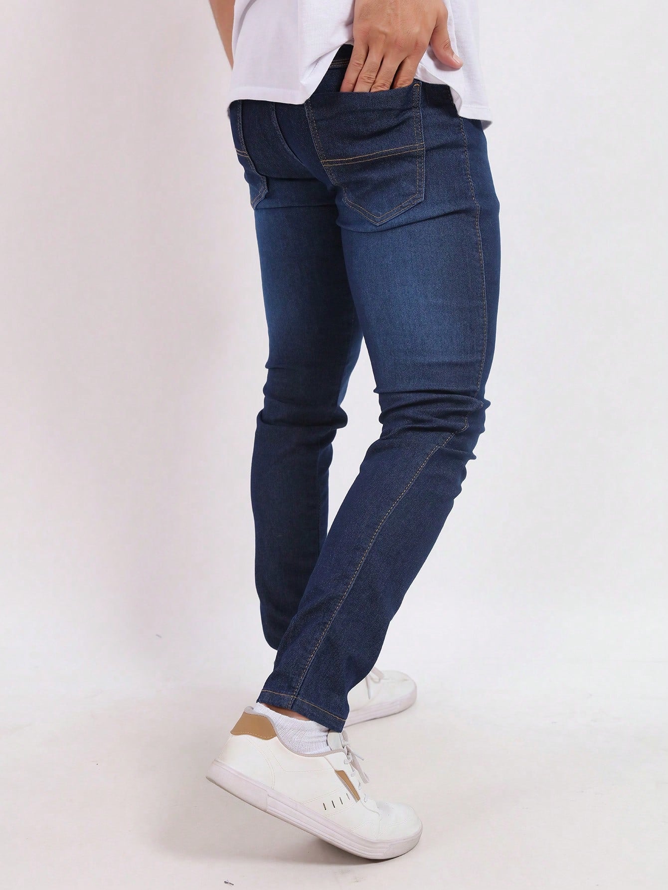 Calça Jeans Lycra Básica Casual