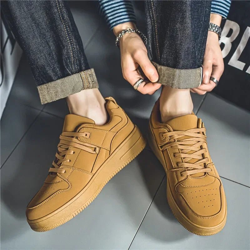 Tênis Sneaker Casual Aero Mode caramelo