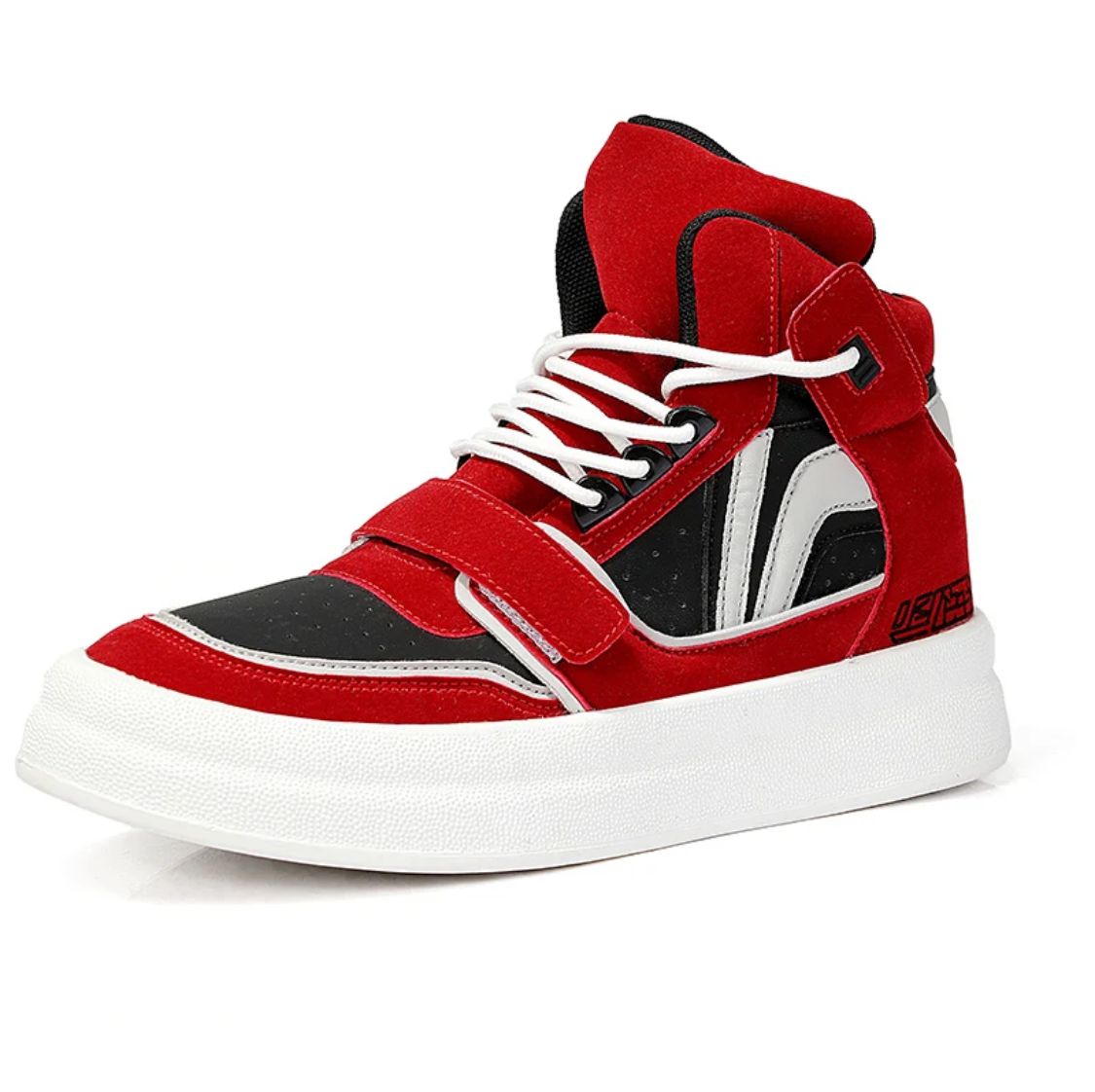 Tênis Sneaker Stride Cano Alto vermelho